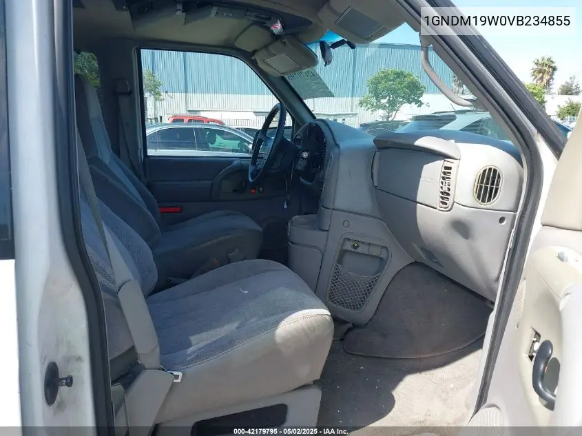 1997 Chevrolet Astro Ls Cmi VIN: 1GNDM19W0VB234855 Lot: 42179795