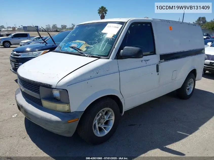1997 Chevrolet Astro VIN: 1GCDM19W9VB131409 Lot: 42631068