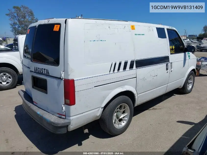 1997 Chevrolet Astro VIN: 1GCDM19W9VB131409 Lot: 42631068