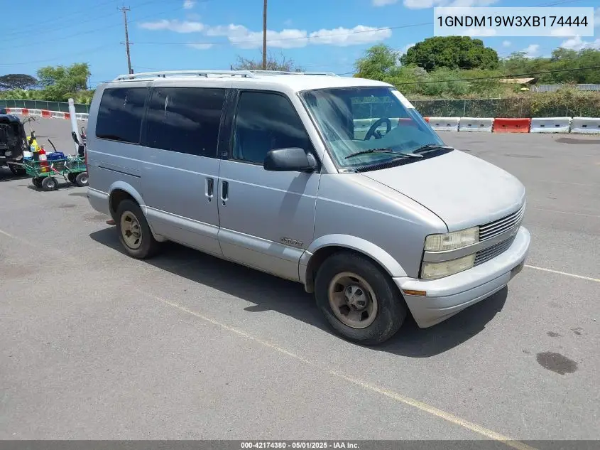 1999 Chevrolet Astro VIN: 1GNDM19W3XB174444 Lot: 42174380