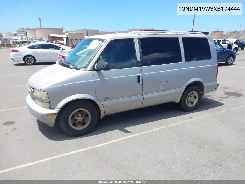 1999 Chevrolet Astro VIN: 1GNDM19W3XB174444 Lot: 42174380