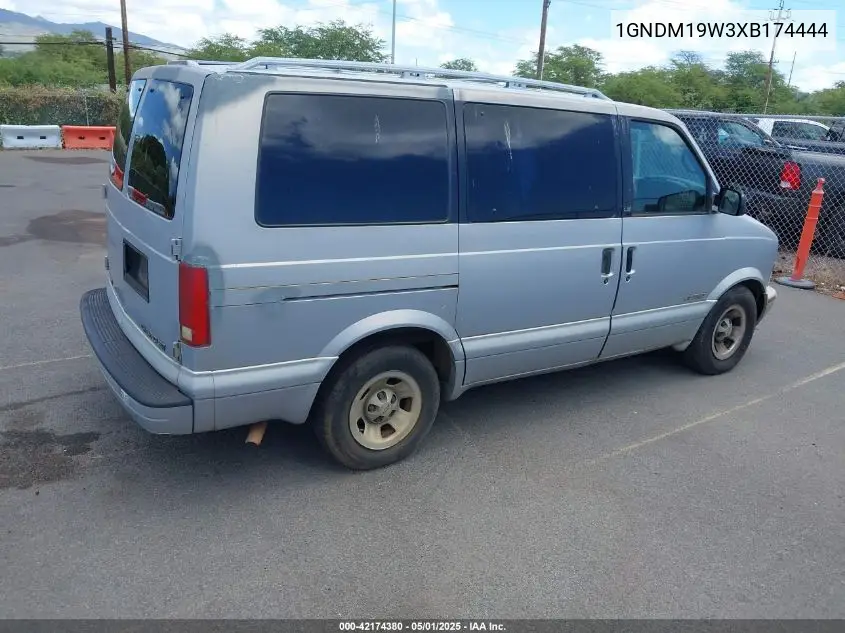 1999 Chevrolet Astro VIN: 1GNDM19W3XB174444 Lot: 42174380
