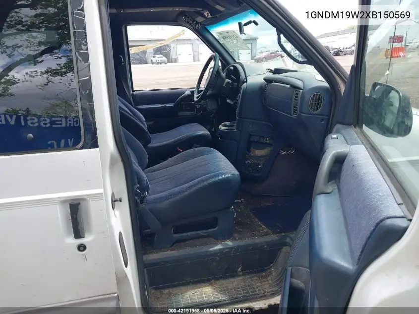 1999 Chevrolet Astro VIN: 1GNDM19W2XB150569 Lot: 42191958