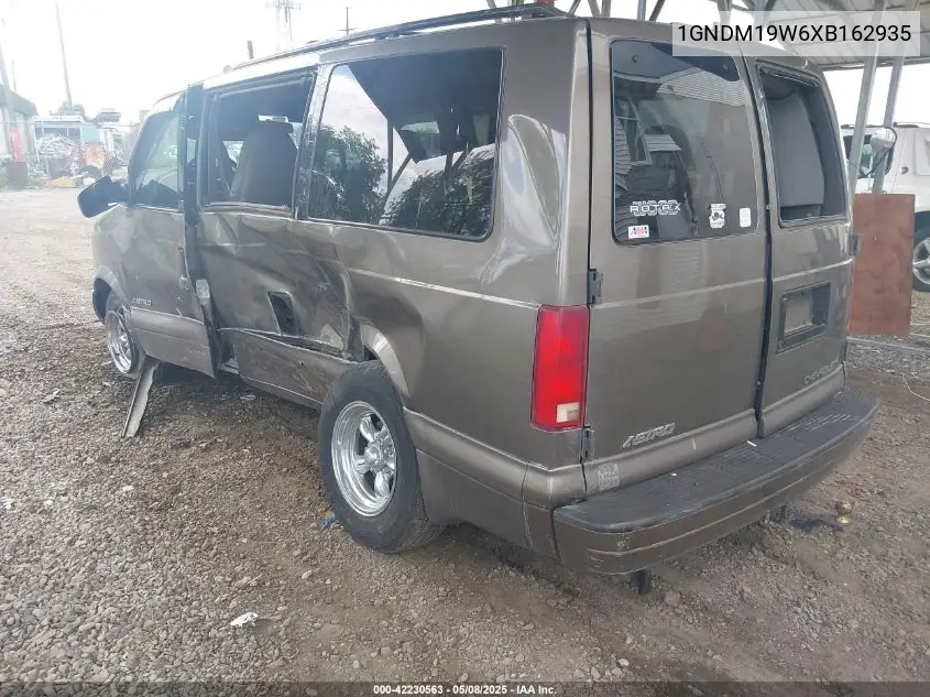 1999 Chevrolet Astro VIN: 1GNDM19W6XB162935 Lot: 42230563