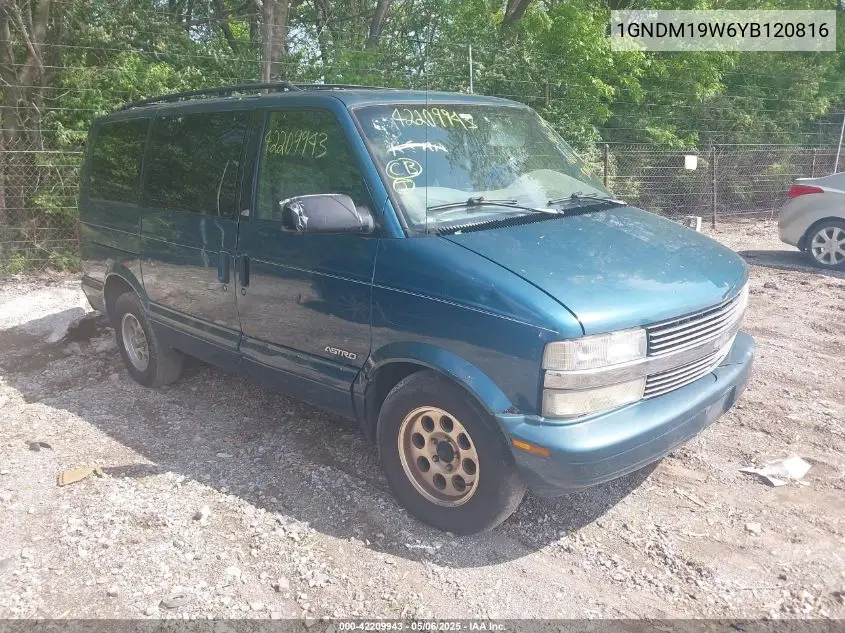 2000 Chevrolet Astro VIN: 1GNDM19W6YB120816 Lot: 42209943