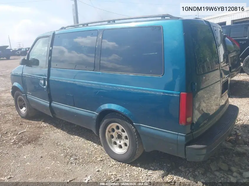 2000 Chevrolet Astro VIN: 1GNDM19W6YB120816 Lot: 42209943