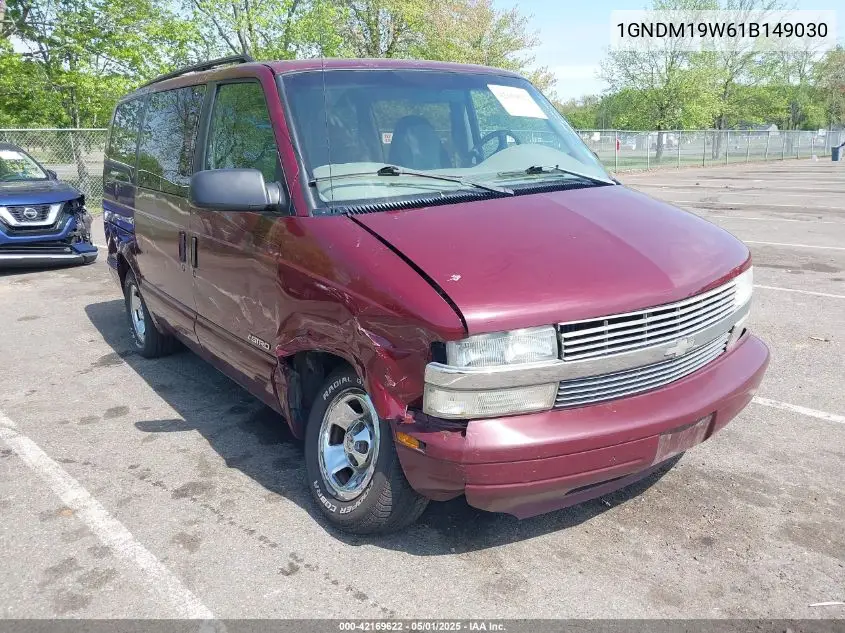 2001 Chevrolet Astro Ls VIN: 1GNDM19W61B149030 Lot: 42169622