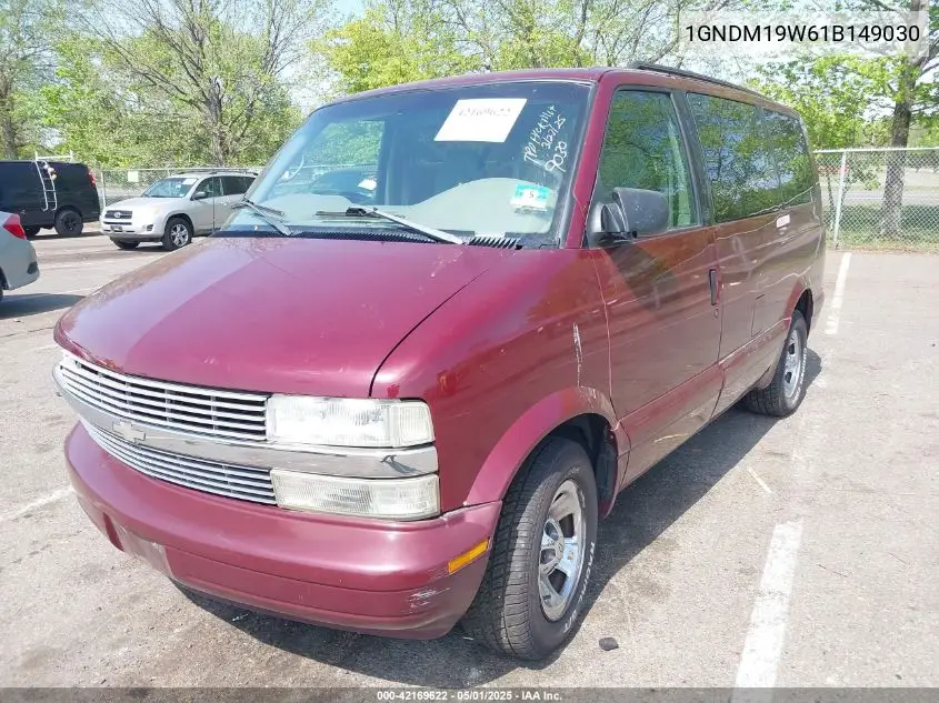 2001 Chevrolet Astro Ls VIN: 1GNDM19W61B149030 Lot: 42169622
