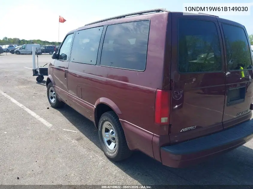 2001 Chevrolet Astro Ls VIN: 1GNDM19W61B149030 Lot: 42169622