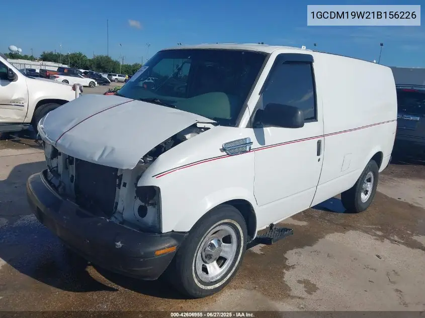 2001 Chevrolet Astro VIN: 1GCDM19W21B156226 Lot: 42606955