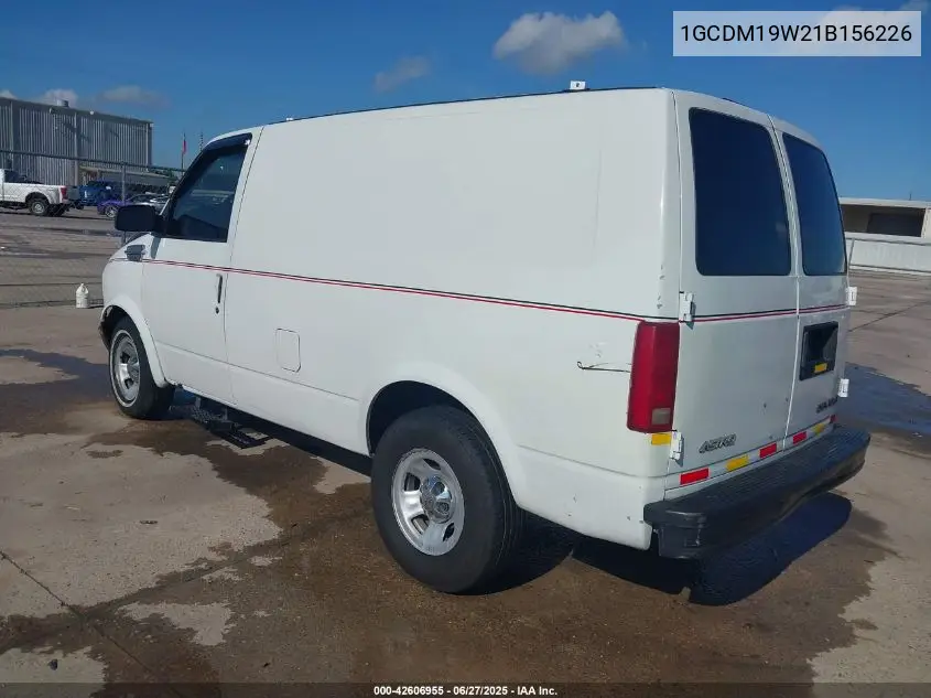 2001 Chevrolet Astro VIN: 1GCDM19W21B156226 Lot: 42606955