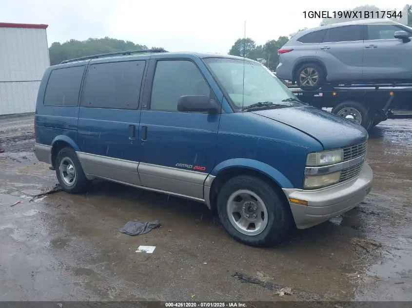 2001 Chevrolet Astro Ls VIN: 1GNEL19WX1B117544 Lot: 42612020