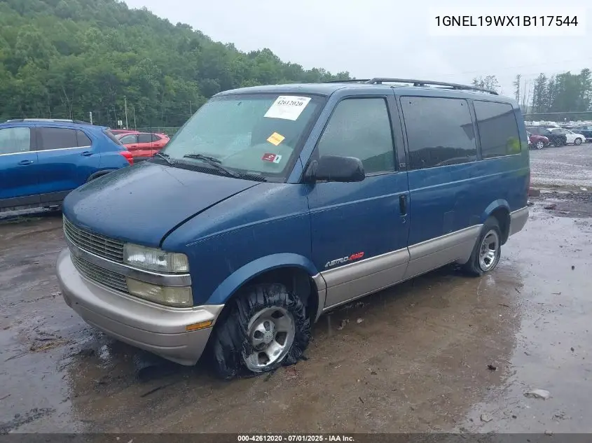 2001 Chevrolet Astro Ls VIN: 1GNEL19WX1B117544 Lot: 42612020