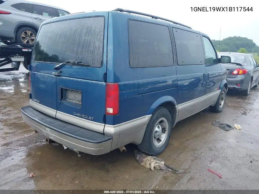 2001 Chevrolet Astro Ls VIN: 1GNEL19WX1B117544 Lot: 42612020