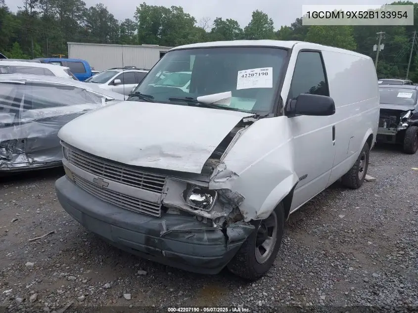 2002 Chevrolet Astro VIN: 1GCDM19X52B133954 Lot: 42207190
