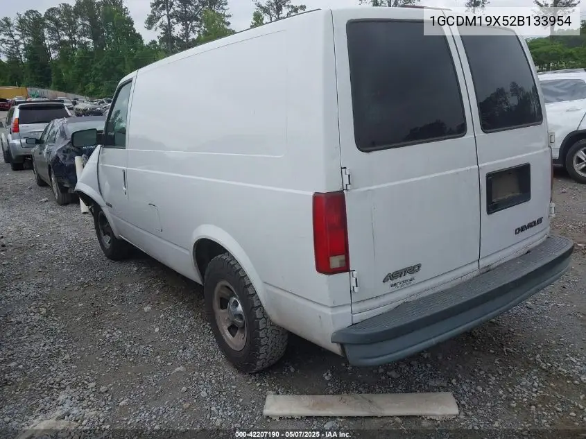 2002 Chevrolet Astro VIN: 1GCDM19X52B133954 Lot: 42207190