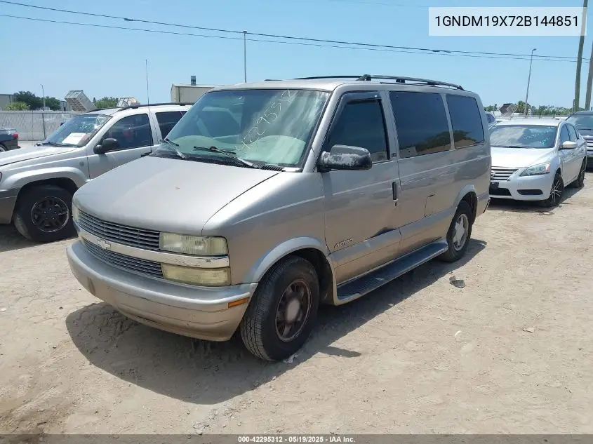2002 Chevrolet Astro Ls VIN: 1GNDM19X72B144851 Lot: 42295312