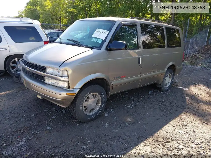 2002 Chevrolet Astro Ls VIN: 1GNEL19X52B143768 Lot: 42623421