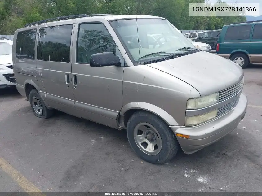 2002 Chevrolet Astro Ls VIN: 1GNDM19X72B141366 Lot: 42644316