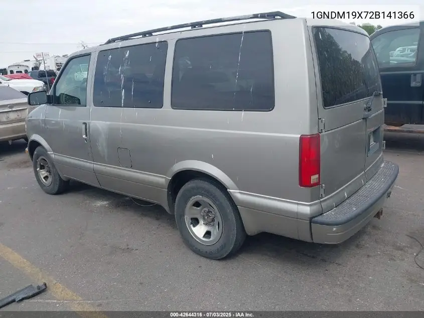 2002 Chevrolet Astro Ls VIN: 1GNDM19X72B141366 Lot: 42644316