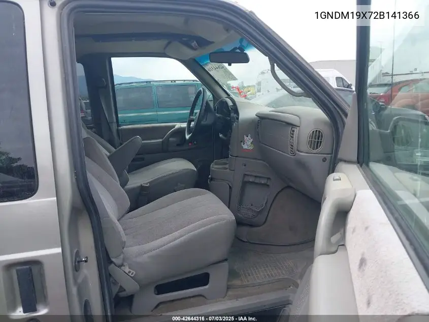 2002 Chevrolet Astro Ls VIN: 1GNDM19X72B141366 Lot: 42644316