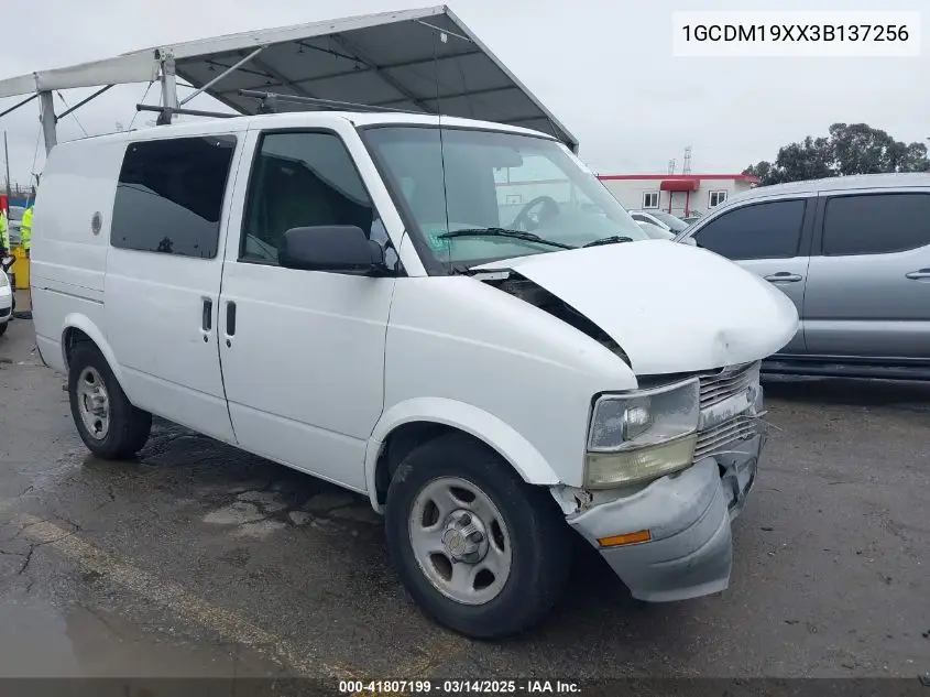 2003 Chevrolet Astro VIN: 1GCDM19XX3B137256 Lot: 41807199