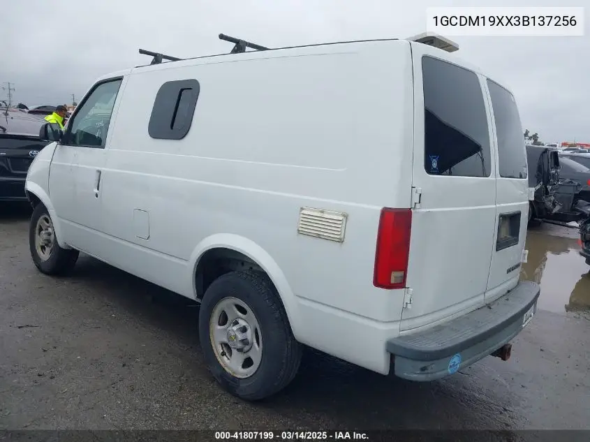 2003 Chevrolet Astro VIN: 1GCDM19XX3B137256 Lot: 41807199