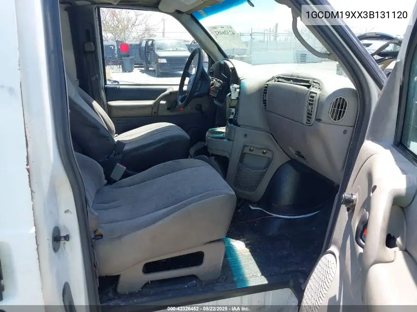 2003 Chevrolet Astro VIN: 1GCDM19XX3B131120 Lot: 42326452