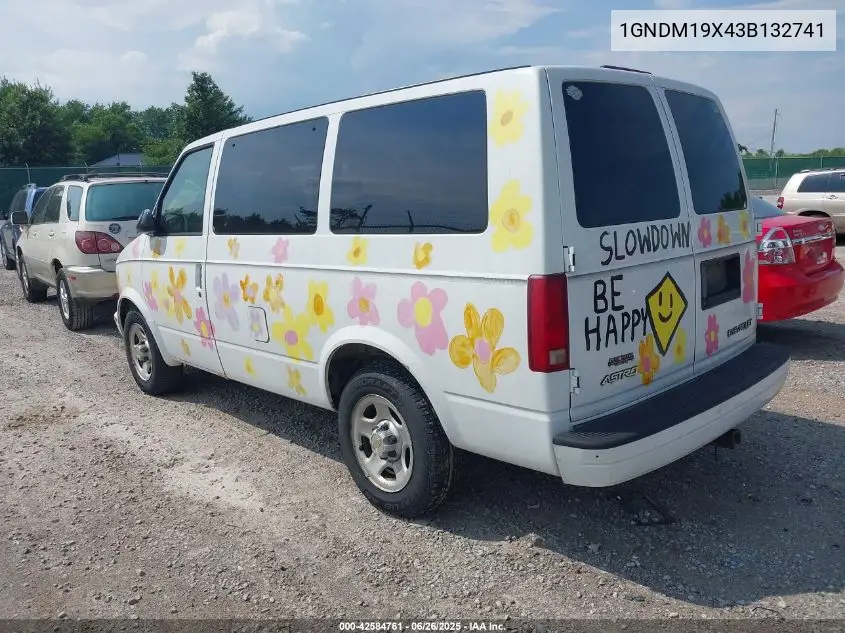 2003 Chevrolet Astro VIN: 1GNDM19X43B132741 Lot: 42584761