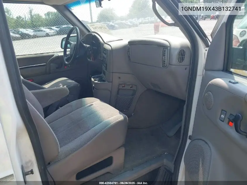 2003 Chevrolet Astro VIN: 1GNDM19X43B132741 Lot: 42584761