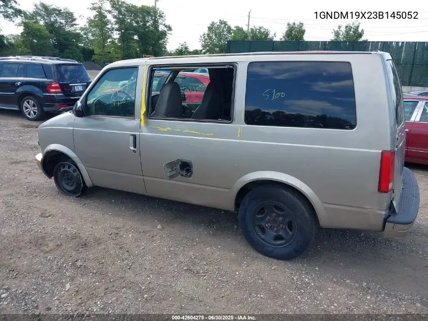 2003 Chevrolet Astro VIN: 1GNDM19X23B145052 Lot: 42604279