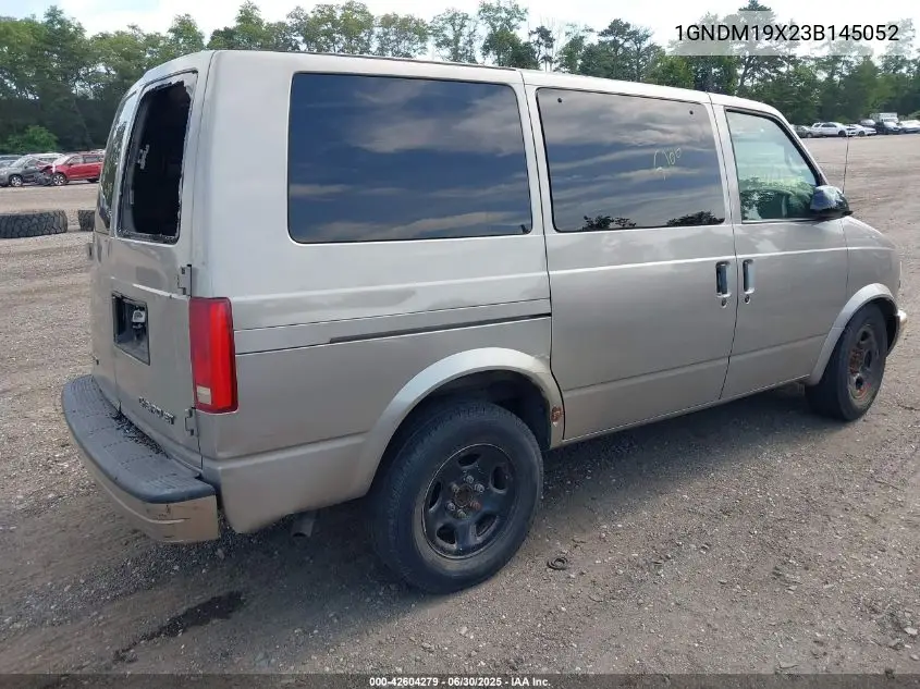 2003 Chevrolet Astro VIN: 1GNDM19X23B145052 Lot: 42604279