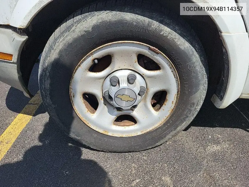 2004 Chevrolet Astro VIN: 1GCDM19X94B114357 Lot: 42239869