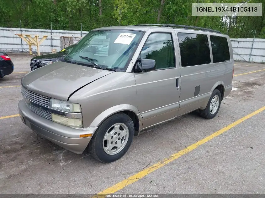 2004 Chevrolet Astro VIN: 1GNEL19X44B105418 Lot: 42315195