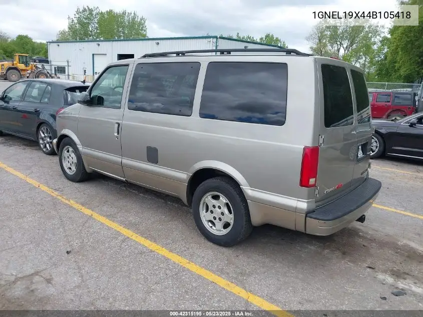 2004 Chevrolet Astro VIN: 1GNEL19X44B105418 Lot: 42315195