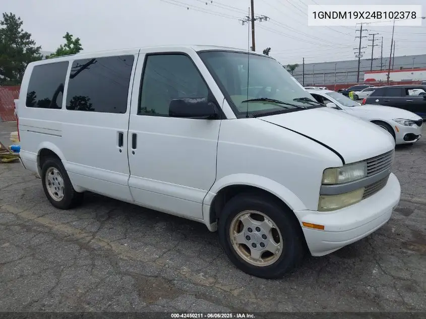 2004 Chevrolet Astro VIN: 1GNDM19X24B102378 Lot: 42450211