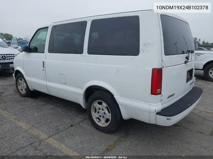 2004 Chevrolet Astro VIN: 1GNDM19X24B102378 Lot: 42450211