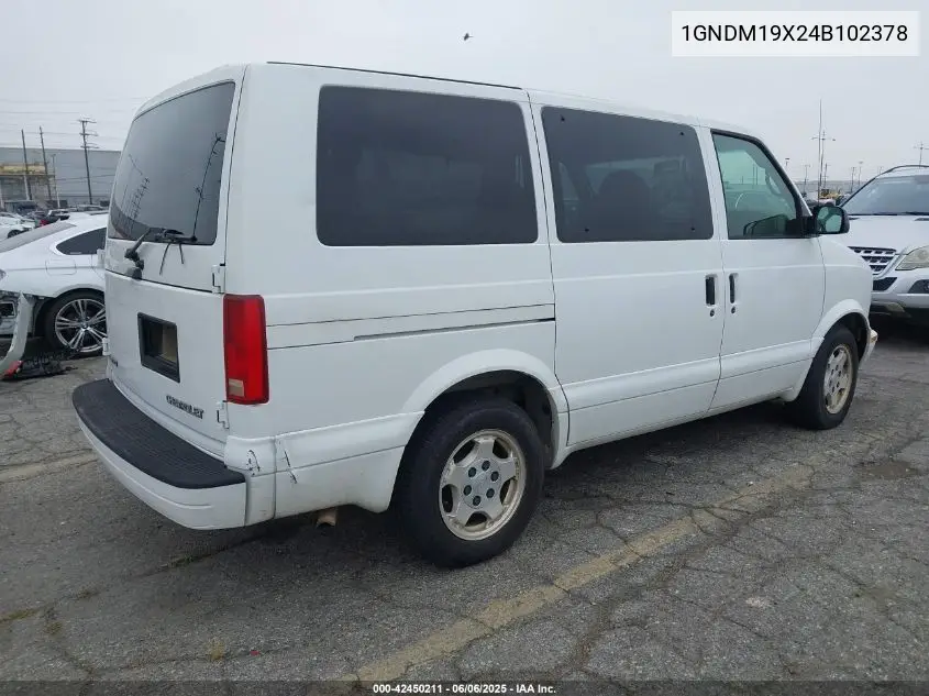 2004 Chevrolet Astro VIN: 1GNDM19X24B102378 Lot: 42450211