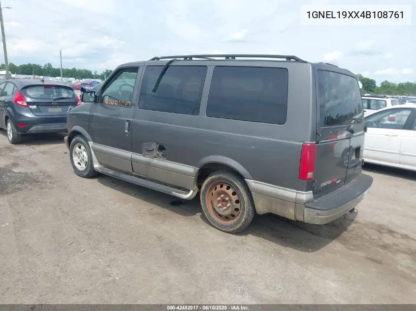 2004 Chevrolet Astro VIN: 1GNEL19XX4B108761 Lot: 42452017