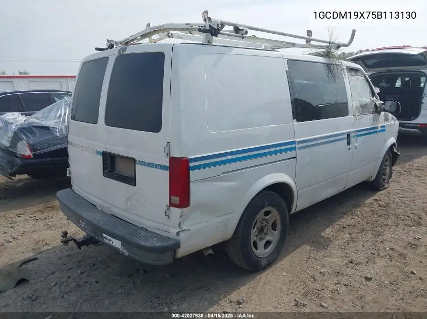 2005 Chevrolet Astro VIN: 1GCDM19X75B113130 Lot: 42027938