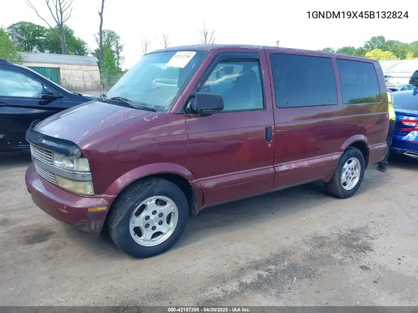 2005 Chevrolet Astro VIN: 1GNDM19X45B132824 Lot: 42157258
