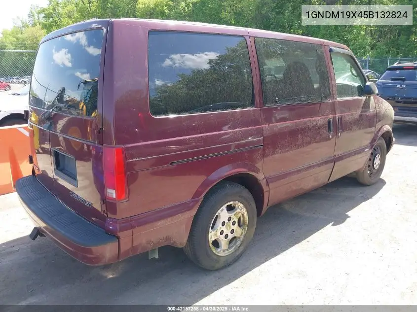 2005 Chevrolet Astro VIN: 1GNDM19X45B132824 Lot: 42157258
