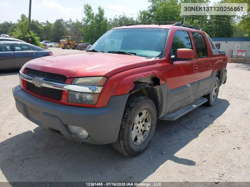 2002 Chevrolet Avalanche K1500 VIN: 3GNEK13T12G256861 Lot: 12361485