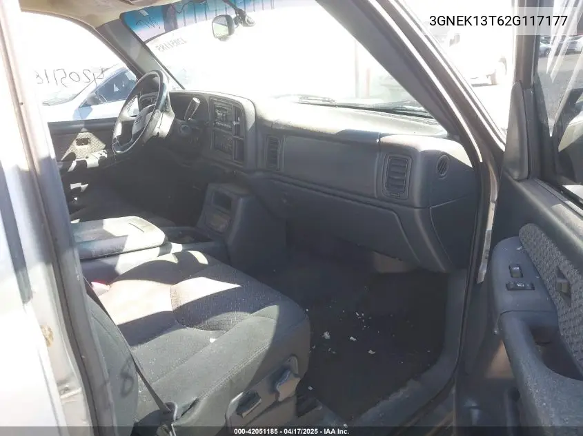 2002 Chevrolet Avalanche 1500 VIN: 3GNEK13T62G117177 Lot: 42051185