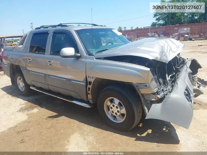 2002 Chevrolet Avalanche 1500 VIN: 3GNEK13T02G127607 Lot: 42247519