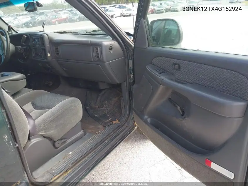 2004 Chevrolet Avalanche 1500 VIN: 3GNEK12TX4G152924 Lot: 42209136