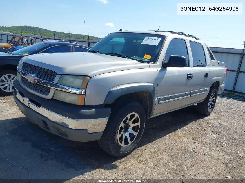 2004 Chevrolet Avalanche 1500 VIN: 3GNEC12T64G264908 Lot: 42514551