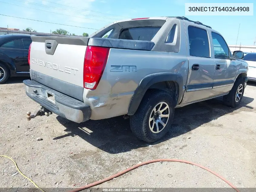 2004 Chevrolet Avalanche 1500 VIN: 3GNEC12T64G264908 Lot: 42514551