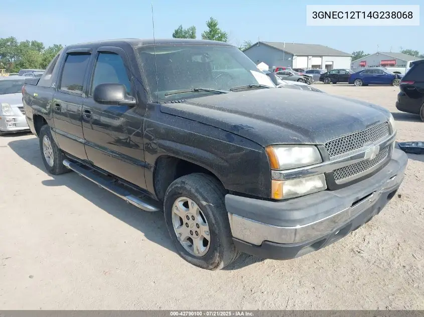 2004 Chevrolet Avalanche VIN: 3GNEC12T14G238068 Lot: 42790100