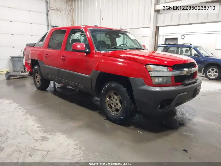 2005 Chevrolet Avalanche 1500 Lt VIN: 3GNEK12Z85G238710 Lot: 42218136